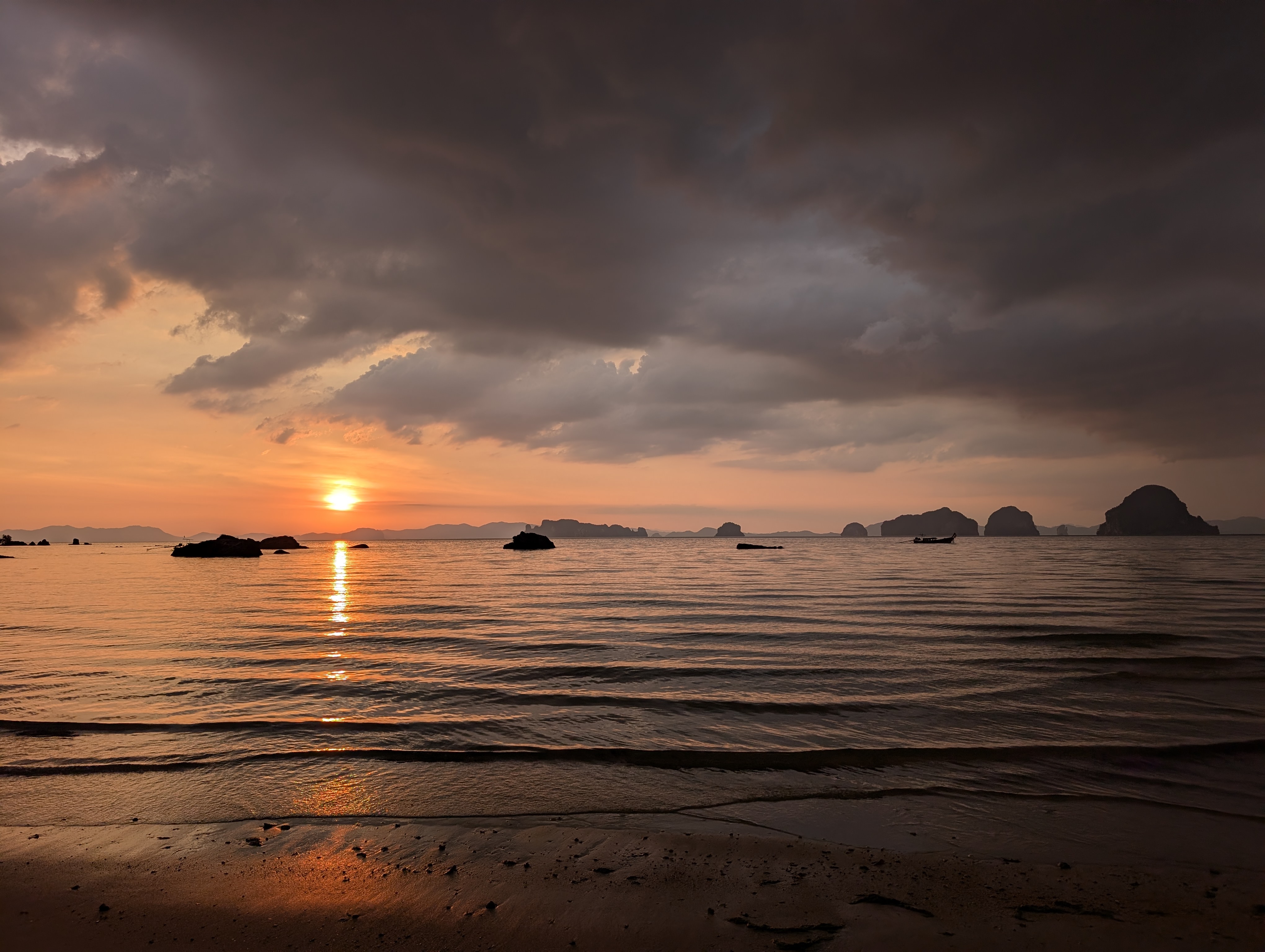 Sunset over the Andaman Sea