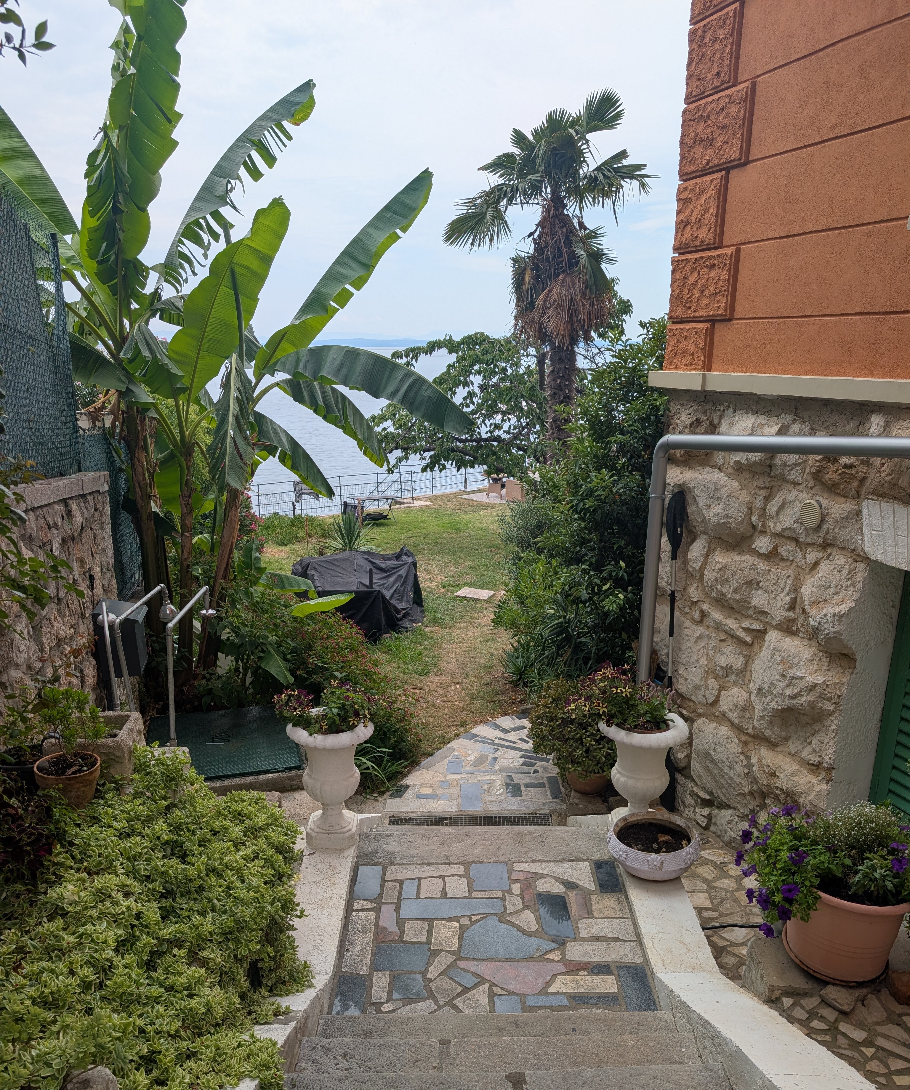 Lovran Villa Backyard