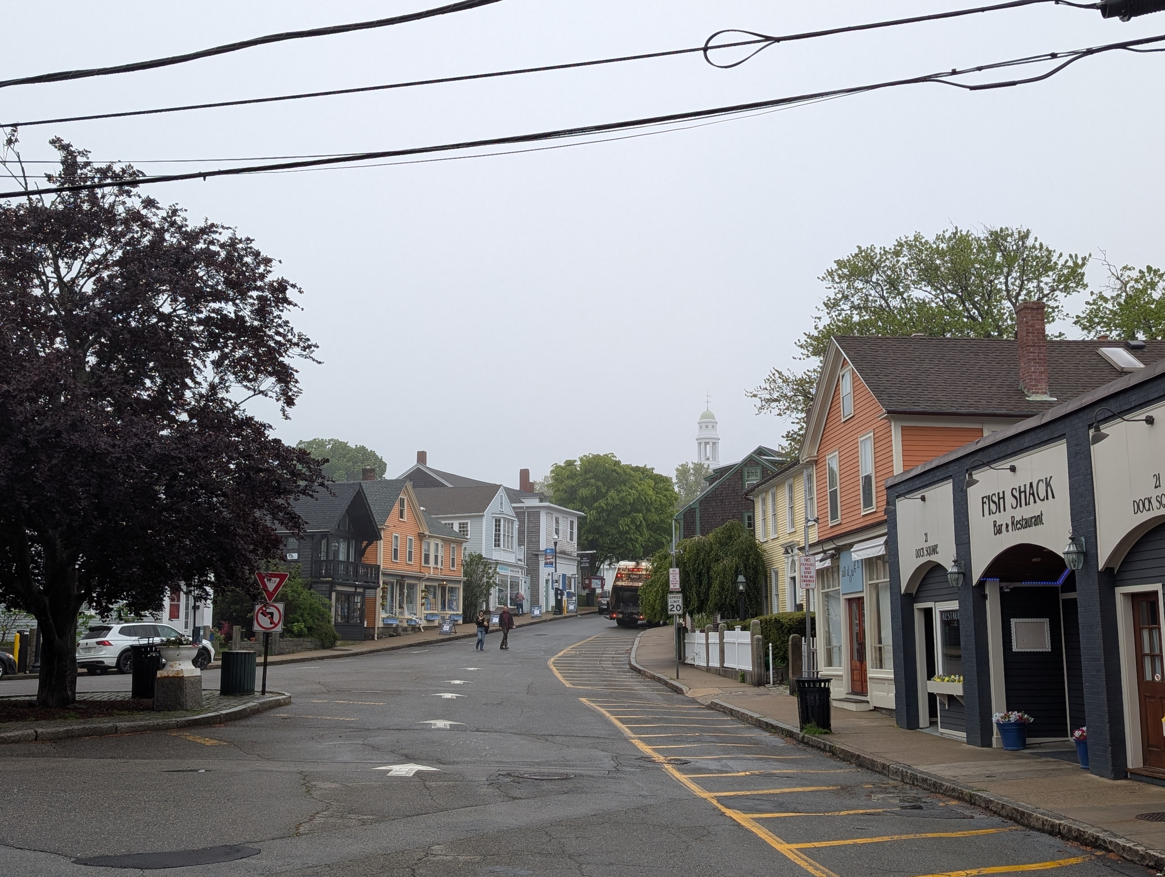 Rockport Street in teh Rain