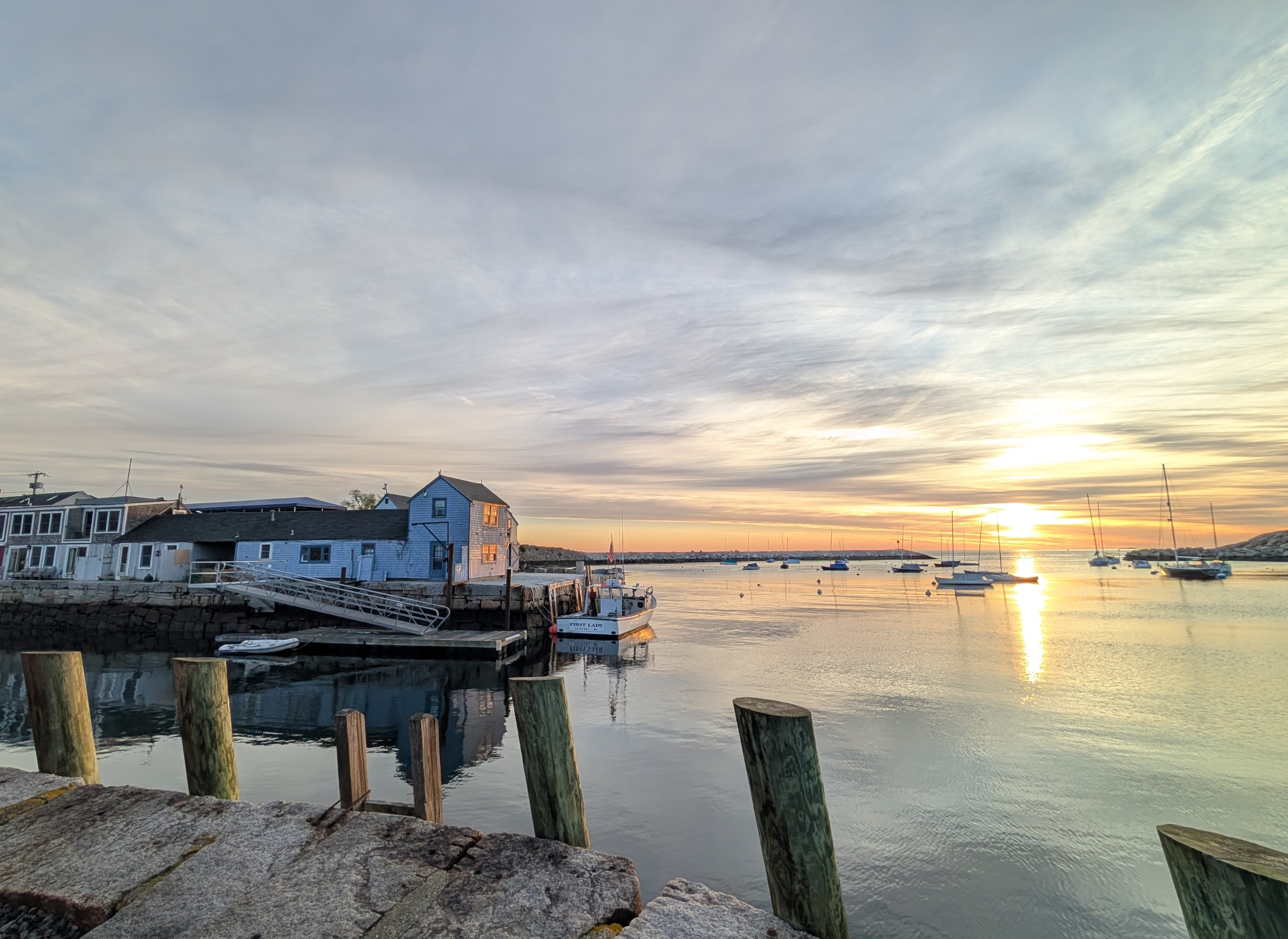Sunny Morning in Rockport